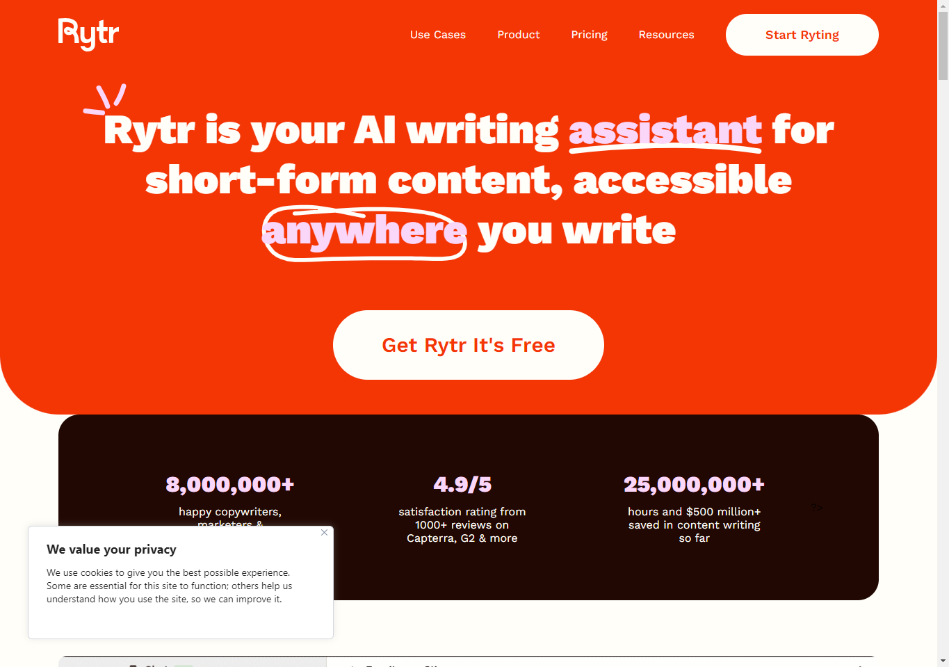 https://rytr.me/ Logo