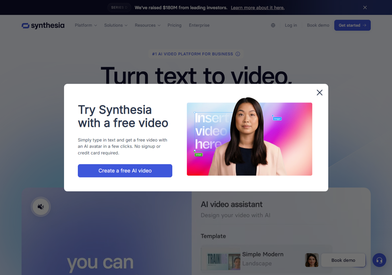 https://www.synthesia.io/ Logo